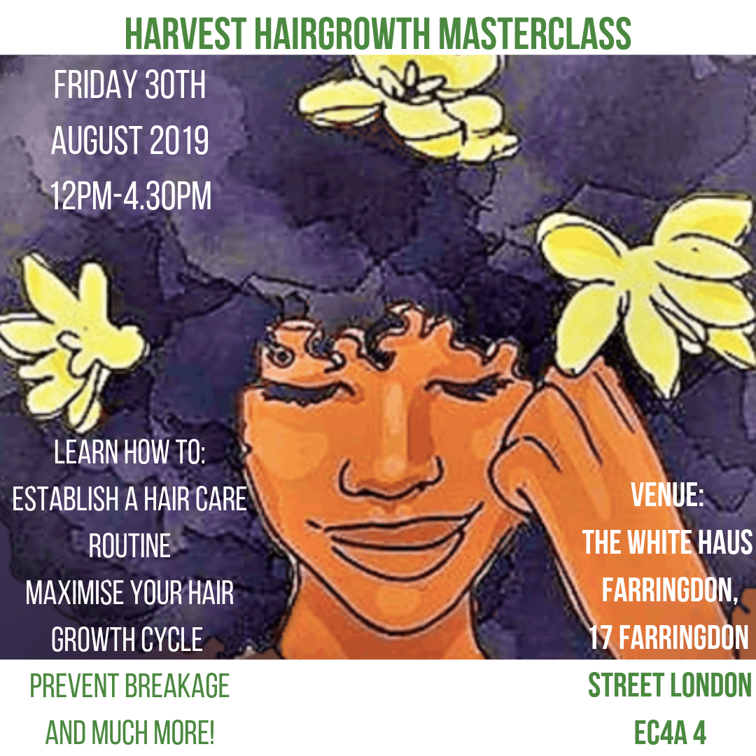 Harvest Hairgrowth Masterclass Tickets Now Available!