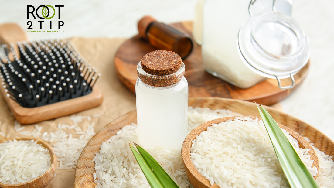 does rice water help your hair: blog banner