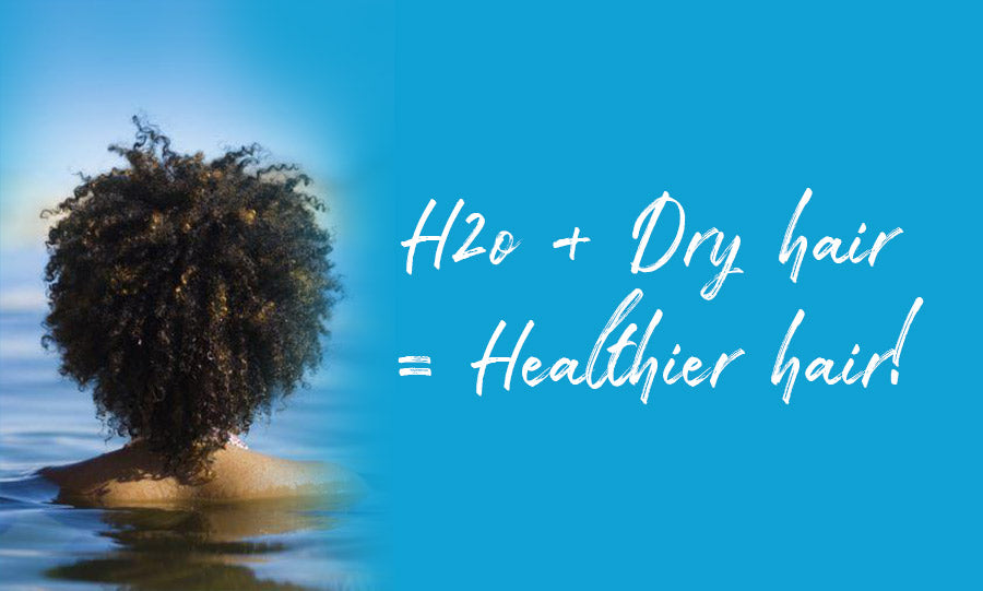 3 easy ways to improve the moisture in your hair using water!