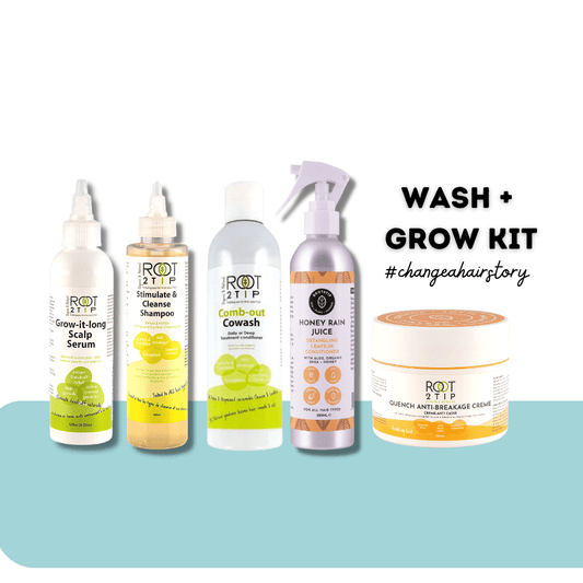 WASH & Grow Kit™️ For Afro hair + Curls